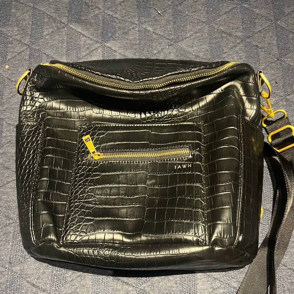 Mini Fawn Design Diaper Backpack/Shoulder Bag